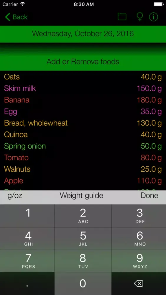 Vitamin C Counter & Tracker for Healthy Food Diets应用截图