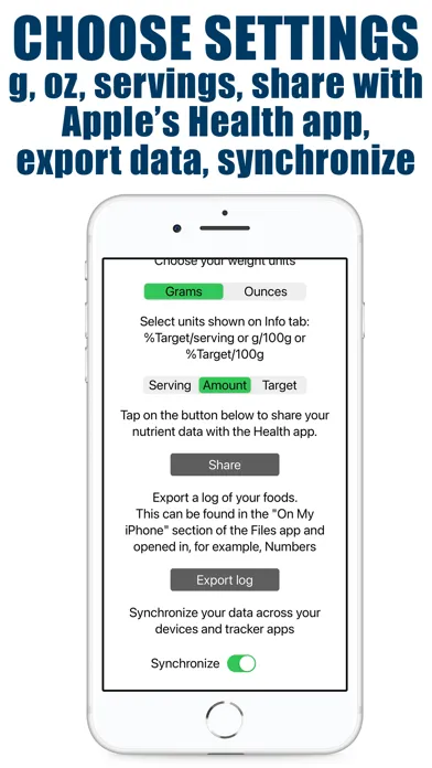 ภาพหน้าจอของ 5 Nutrients Counter & Tracker