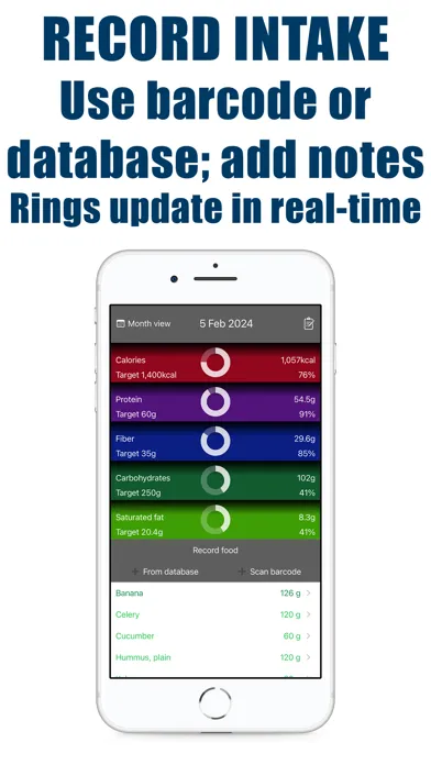 ภาพหน้าจอของ 5 Nutrients Counter & Tracker
