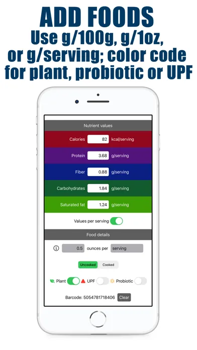 ภาพหน้าจอของ 5 Nutrients Counter & Tracker