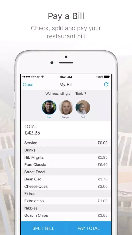 Screenshot di flypay
