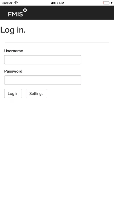 Zrzuty ekranu FMIS Mobile Asset Manager