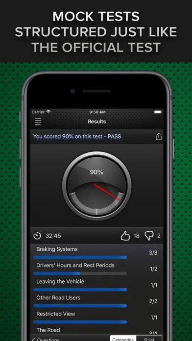 Capturas de pantalla de LGV & PCV Theory Test 2024 UK
