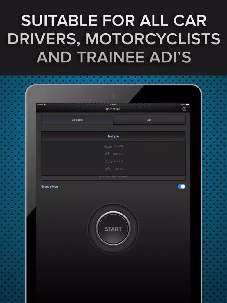 Capturas de pantalla de Theory Test 2021 DVSA Revision iPad 