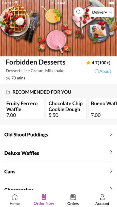 Ảnh chụp màn hình của Forbidden Desserts