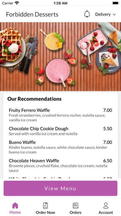Ảnh chụp màn hình của Forbidden Desserts