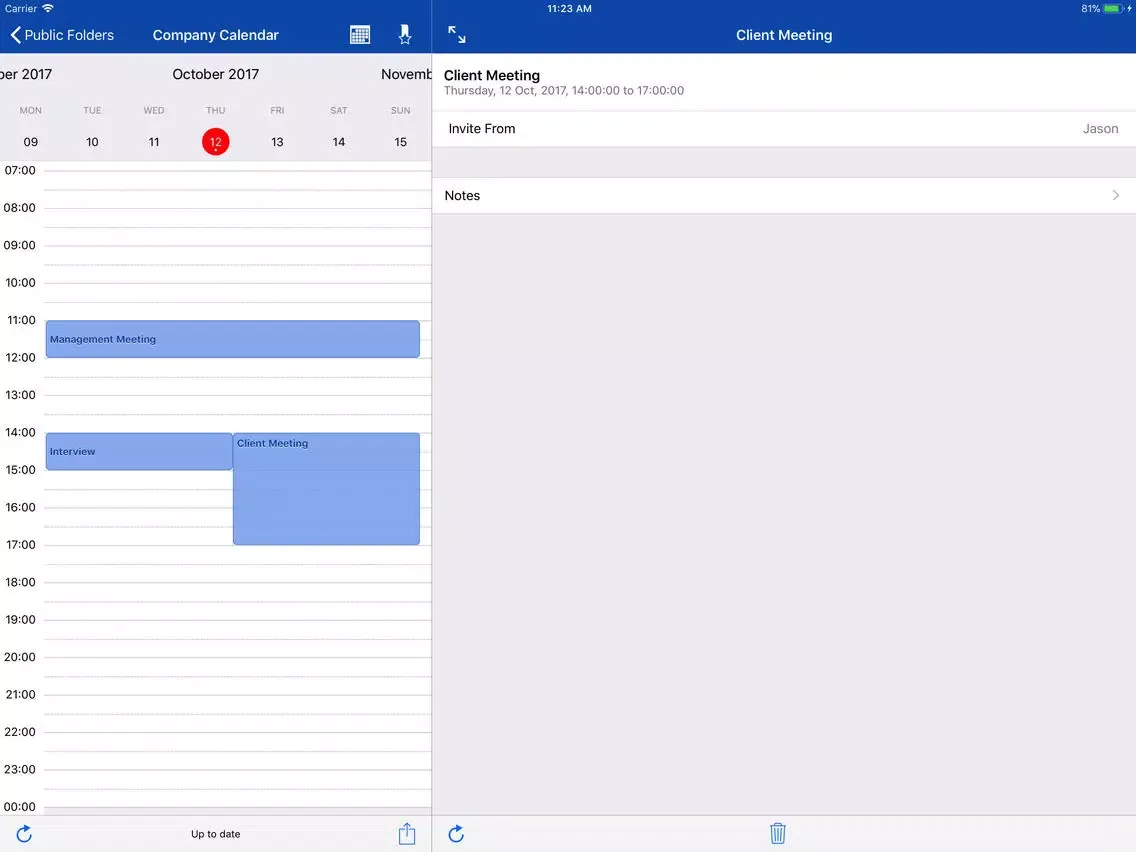 Скриншоты Public Folders App iPad 