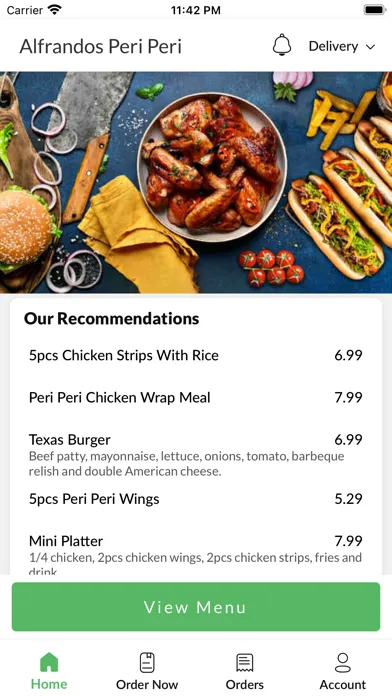 Zrzuty ekranu Alfrandos Peri Peri