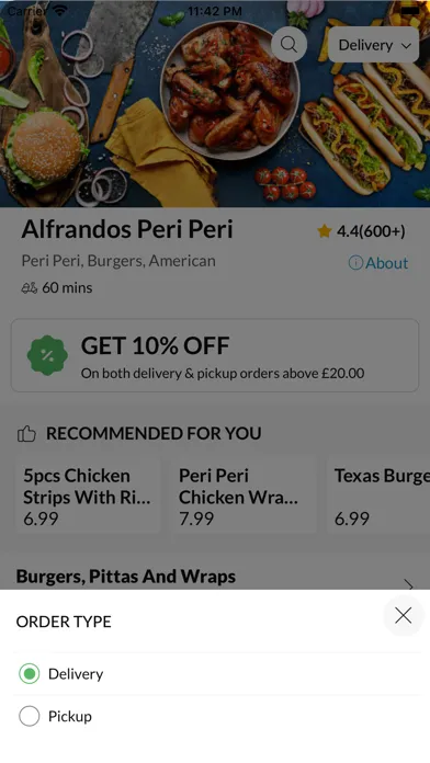 Zrzuty ekranu Alfrandos Peri Peri