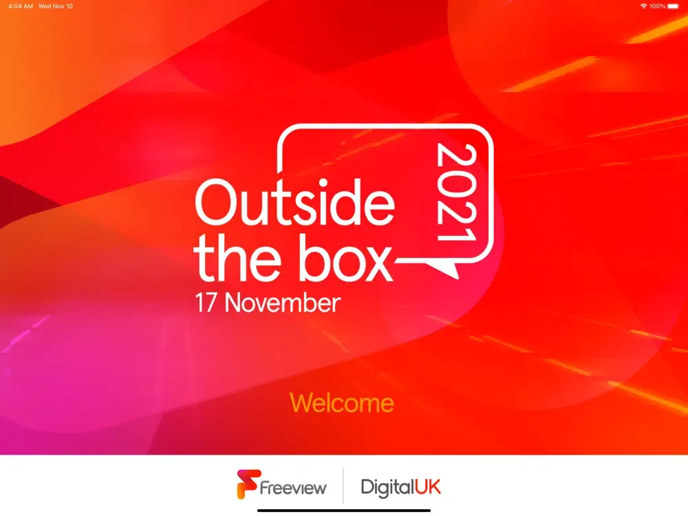 ภาพหน้าจอของ Outside the box 2021 iPad 