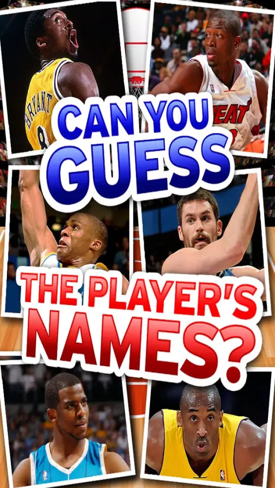 Captures d'écran de Basketball Player Quiz - Top Fun Sports Faces Game