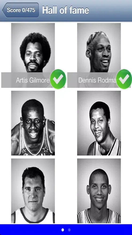 Captures d'écran de Basketball Player Quiz - Top Fun Sports Faces Game