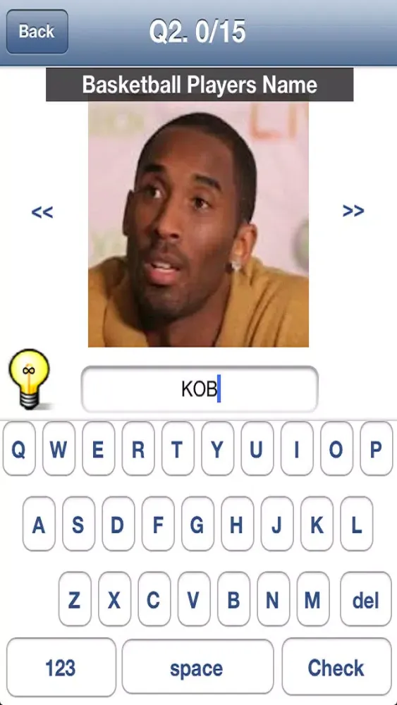 Captures d'écran de Basketball Player Quiz - Top Fun Sports Faces Game