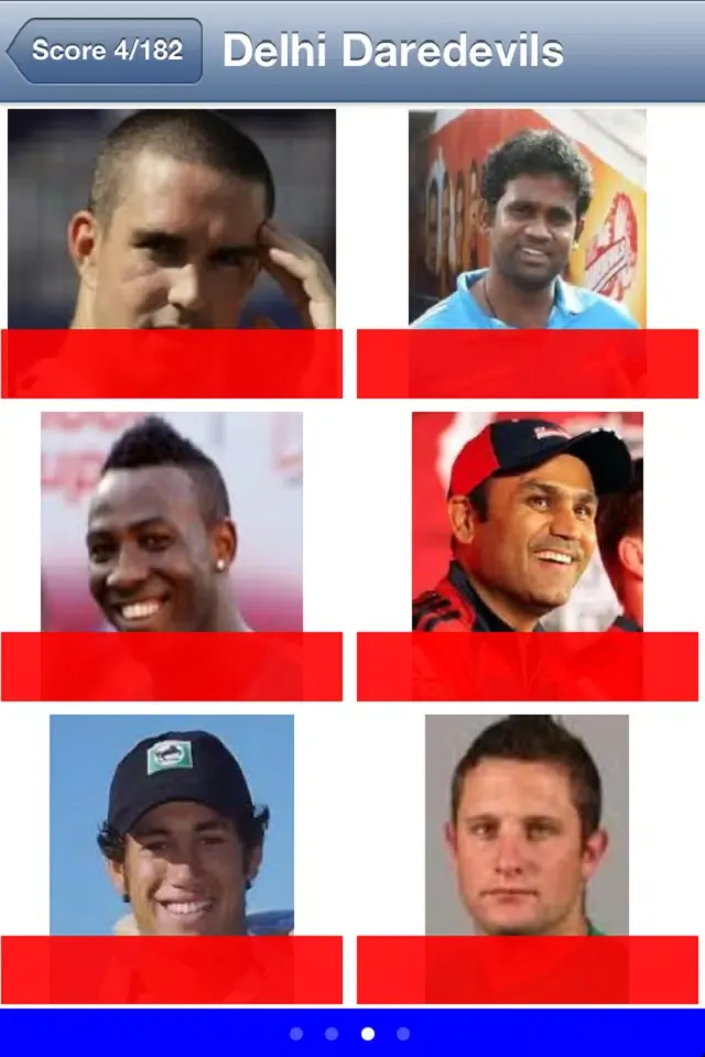 Captures d'écran de Cricket Quiz - Fun Players Face Game