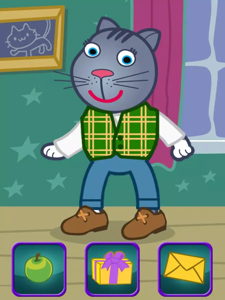Cool Cat Dressing up Game iPad  スクリーンショット
