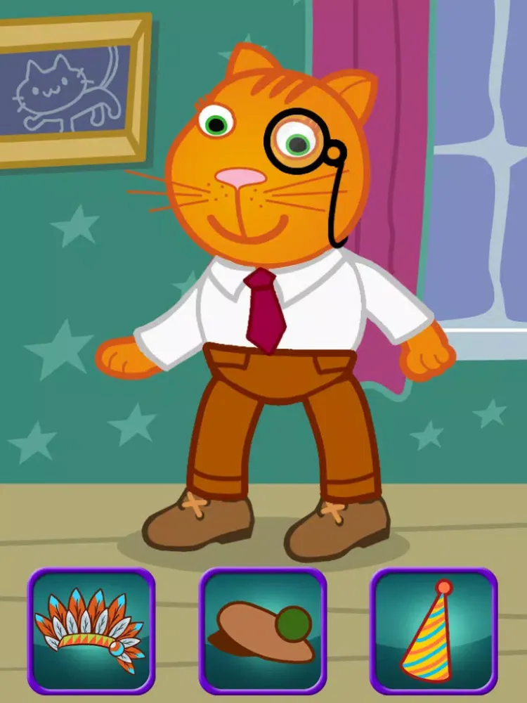 Cool Cat Dressing up Game iPad  スクリーンショット
