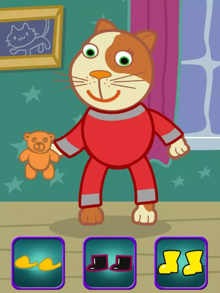 Cool Cat Dressing up Game iPad  スクリーンショット