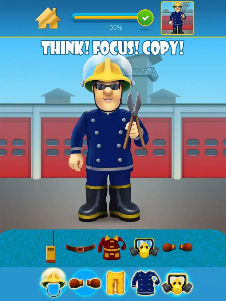 Fireman and Policeman Junior City Heroes - Copy and Draw Fire Rescue Maker Free Game iPad  स्क्रीनशॉट