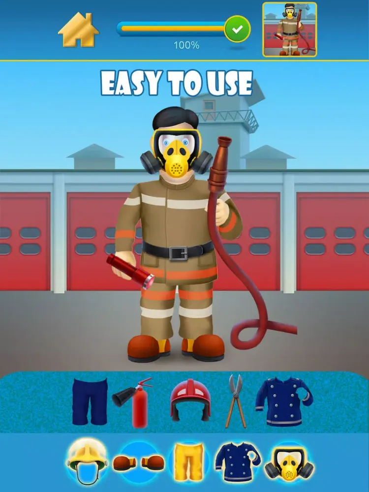 Fireman and Policeman Junior City Heroes - Copy and Draw Fire Rescue Maker Free Game iPad  स्क्रीनशॉट