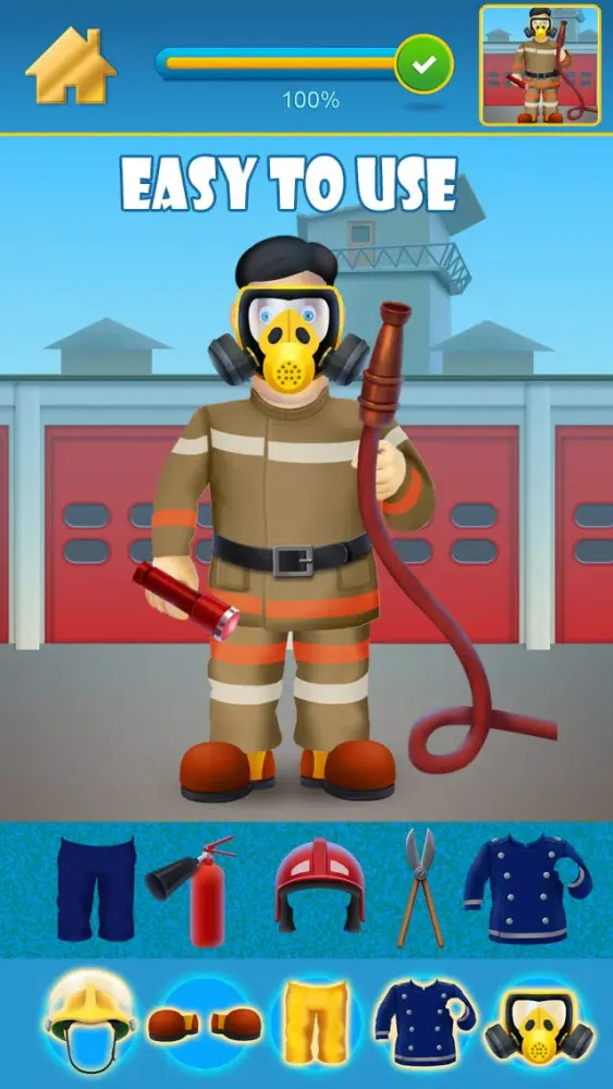 Fireman and Policeman Junior City Heroes - Copy and Draw Fire Rescue Maker Free Game स्क्रीनशॉट