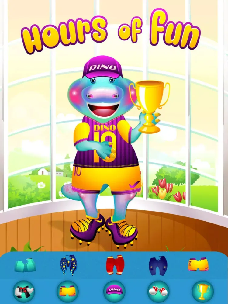 ภาพหน้าจอของ My Mini Baby Pet Jurassic Dinosaur on the Tiny Hunter Paradise Island Free Game iPad 