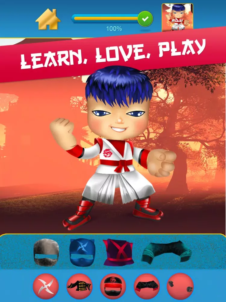 My Mega Power Ninja Hero Design & Copy Crazy Game iPad  스크린샷
