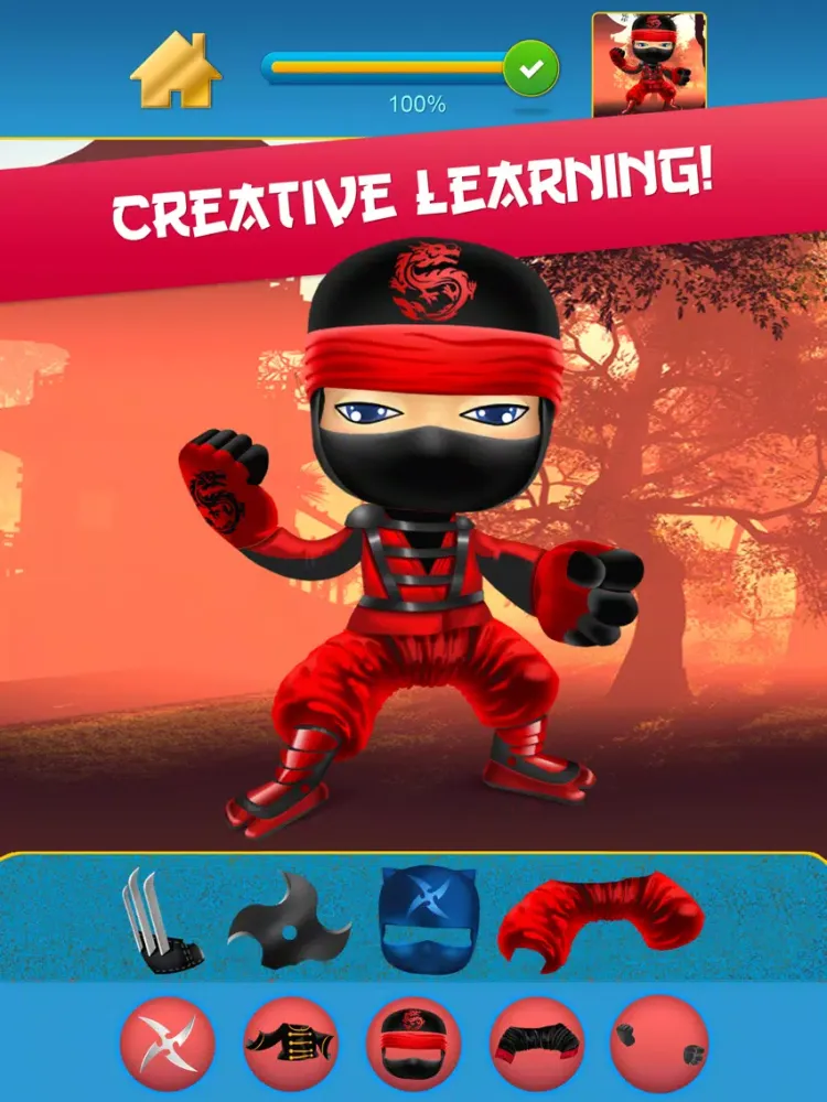 My Mega Power Ninja Hero Design & Copy Crazy Game iPad  스크린샷