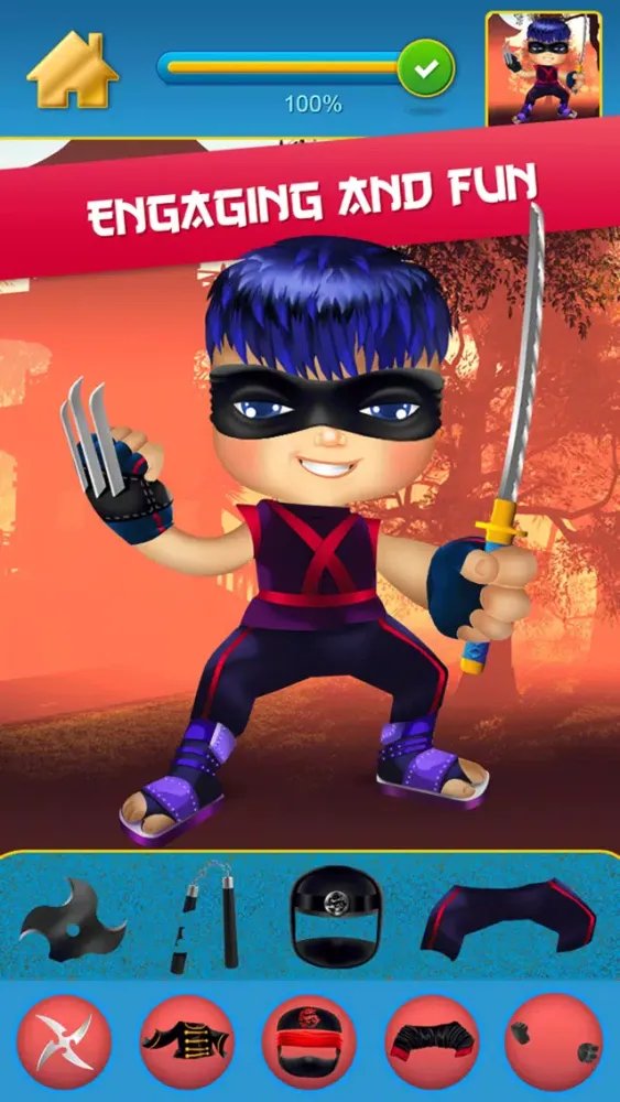 My Mega Power Ninja Hero Design & Copy Crazy Game 스크린샷