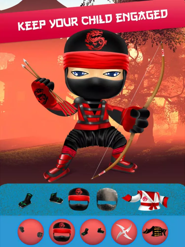 Tangkapan skrin My Epic Ninja Superheroes World Fighter Club Game iPad 