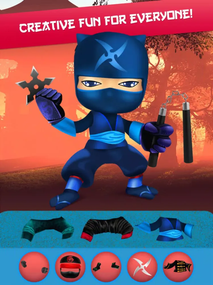 Tangkapan skrin My Epic Ninja Superheroes World Fighter Club Game iPad 