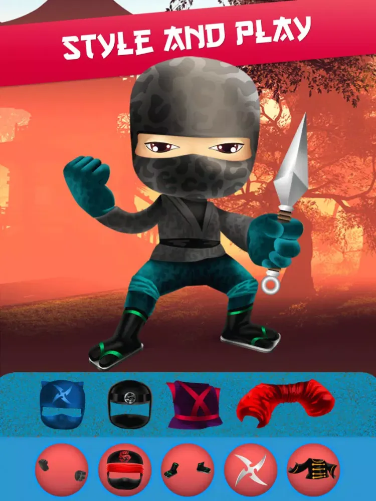 Tangkapan skrin My Epic Ninja Superheroes World Fighter Club Game iPad 