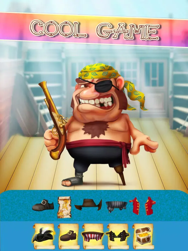 تصاویر The Super Pirates of Paradise Treasure Island Ship Game For Boys - Free App iPad 