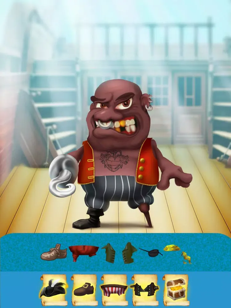 تصاویر The Super Pirates of Paradise Treasure Island Ship Game For Boys - Free App iPad 
