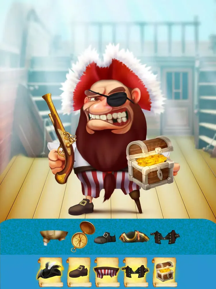 تصاویر The Super Pirates of Paradise Treasure Island Ship Game For Boys - Free App iPad 