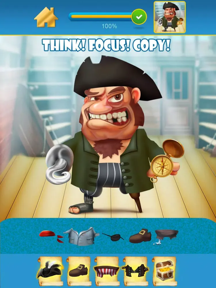 My Pirate Adventure Draw And Copy Game - The Virtual Dress Up Hero Edition - Free App iPad  स्क्रीनशॉट