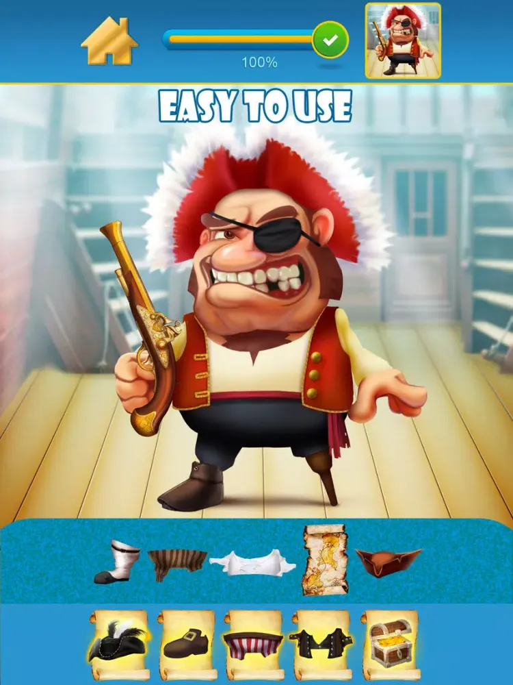 My Pirate Adventure Draw And Copy Game - The Virtual Dress Up Hero Edition - Free App iPad  स्क्रीनशॉट