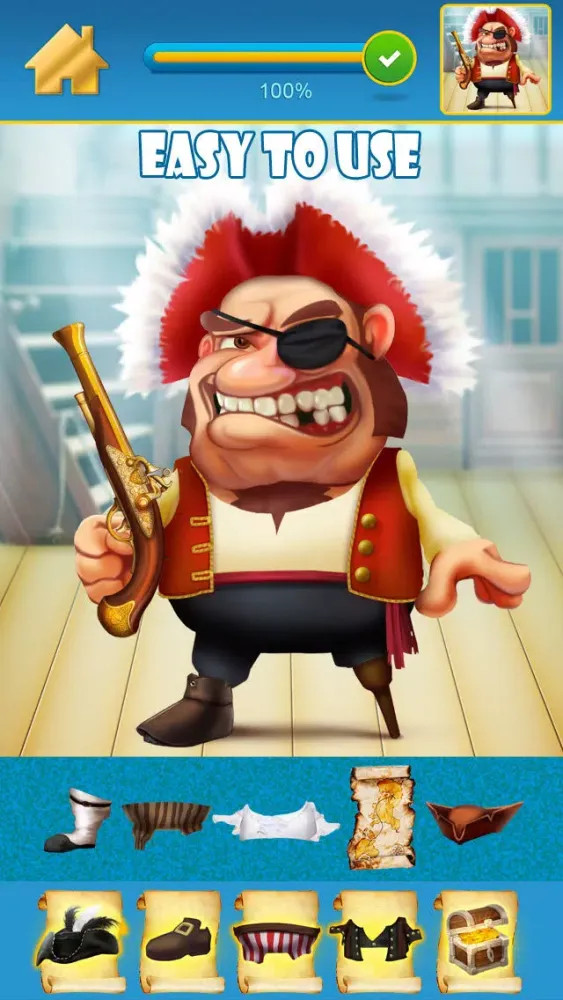 My Pirate Adventure Draw And Copy Game - The Virtual Dress Up Hero Edition - Free App स्क्रीनशॉट