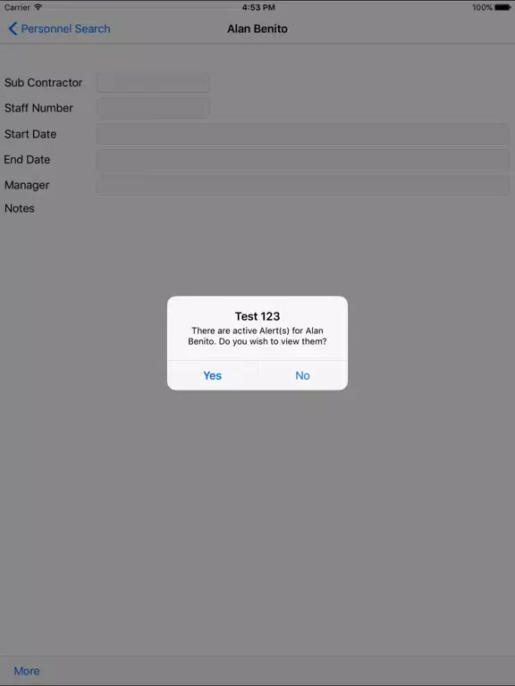 Mosaic Management Systems iPad  स्क्रीनशॉट