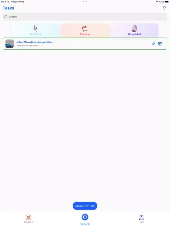 GameOn Teacher iPad 应用截图