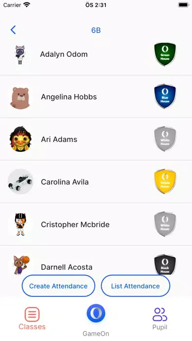 GameOn Teacher应用截图