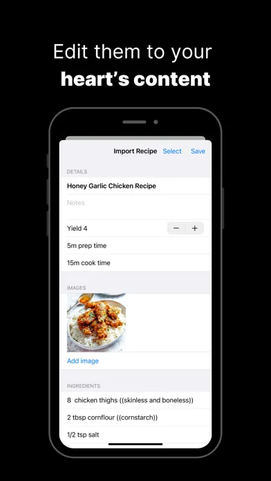Recipease 스크린샷