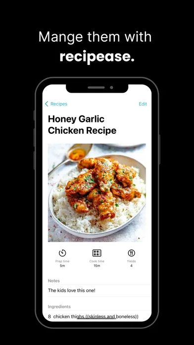Recipease 스크린샷