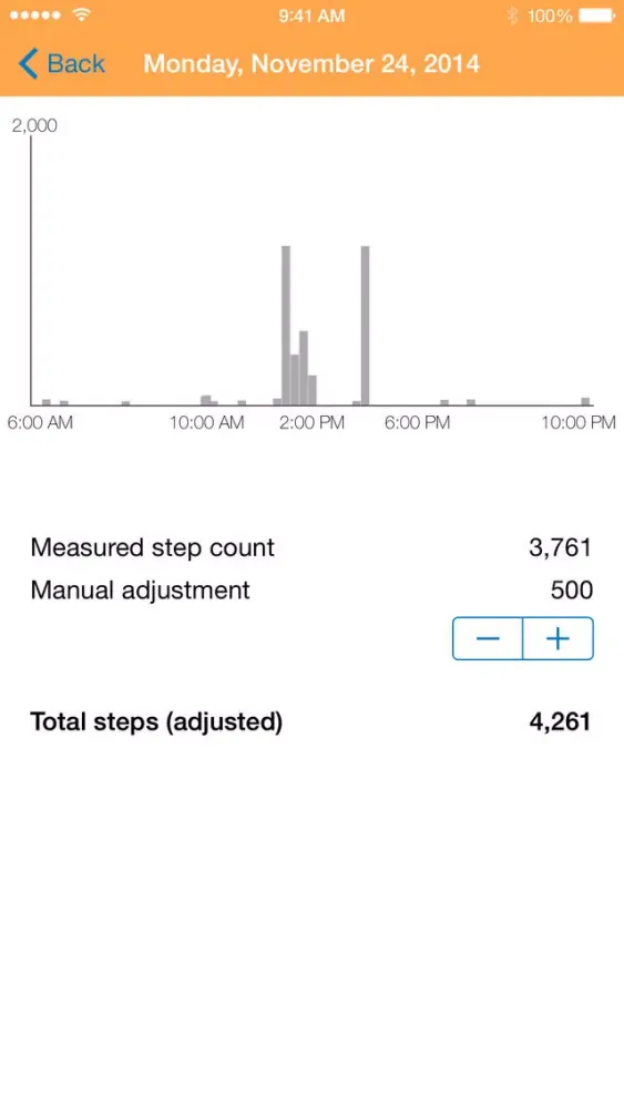 Tangkapan skrin Pedometer - Track your steps