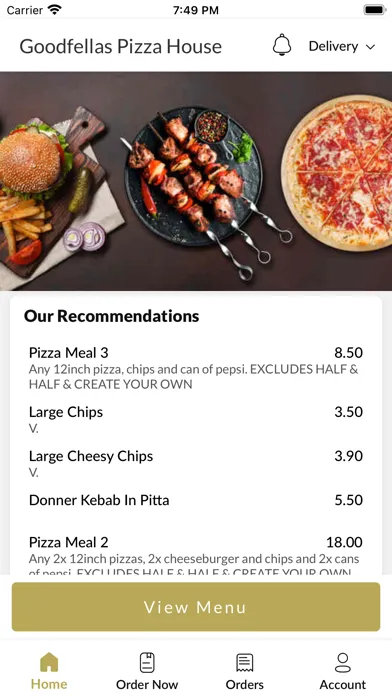 Goodfellas Pizza House स्क्रीनशॉट