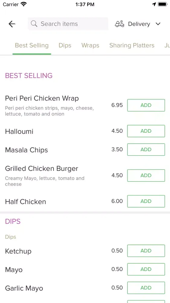 ภาพหน้าจอของ Grilled Peri Peri