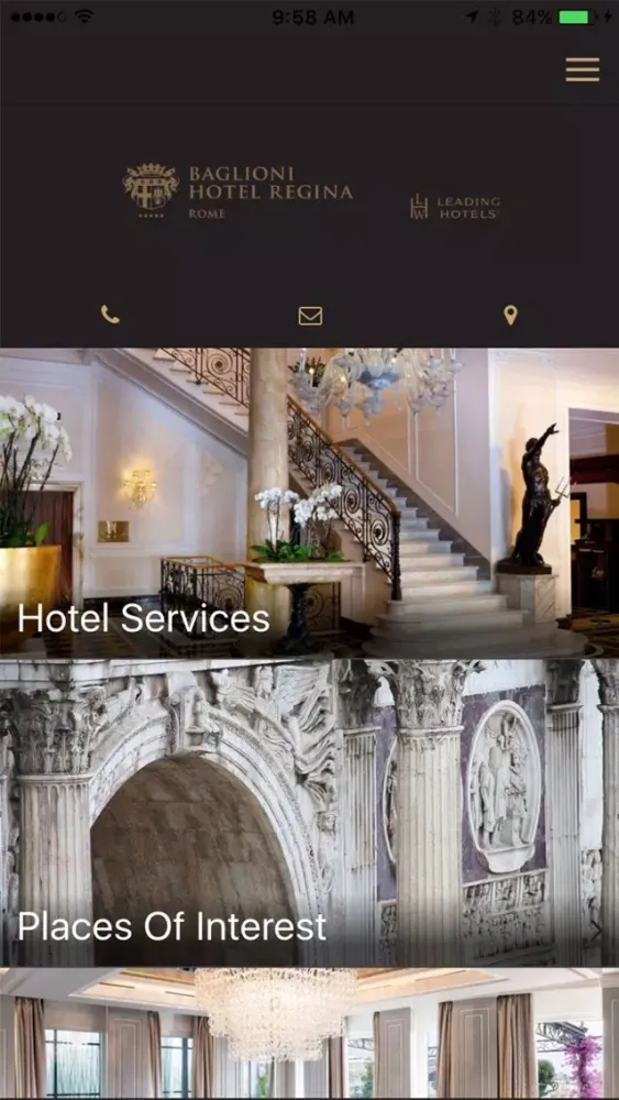Capturas de pantalla de Baglioni Hotel Regina