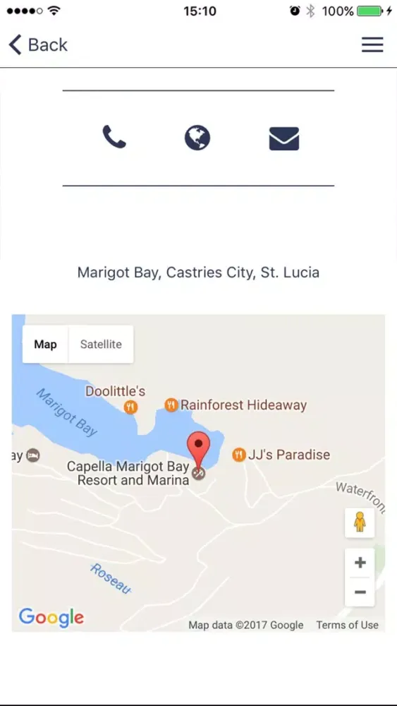 Ảnh chụp màn hình của Capella Marigot Bay Resort and Marina