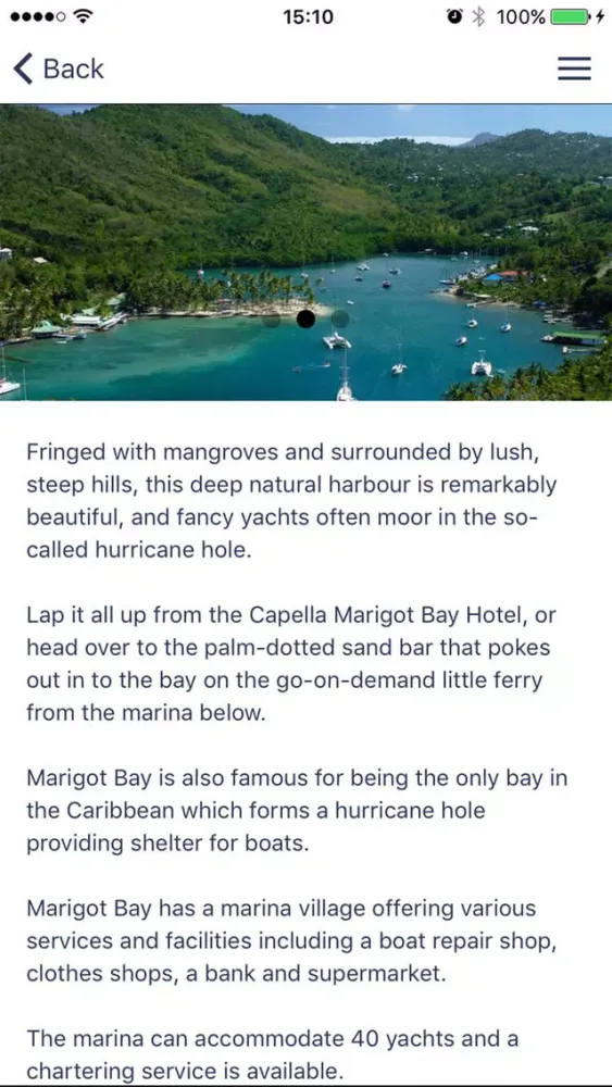 Ảnh chụp màn hình của Capella Marigot Bay Resort and Marina