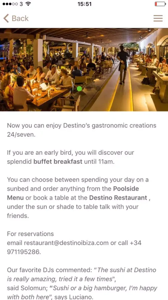 Destino Pacha Ibiza Resort应用截图