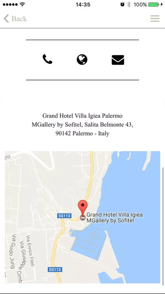 Grand Hotel Villa Igiea স্ক্রিনশট